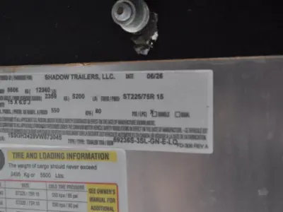 2027 Shadow 69236S-3SL-GN-E-LQ Gooseneck Trailer
