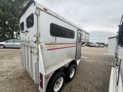 1990 Gorse 2 Horse Slant Load Trailer