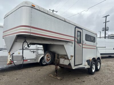 1990 Gorse 2 Horse Slant Load Trailer