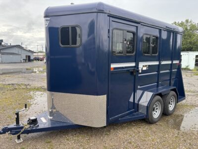 2027 Valley 2 Horse Enclose Bumper Pull Trailer
