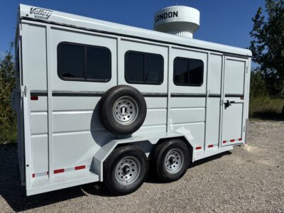 2027 Valley 3 Horse Bumper Pull Trailer