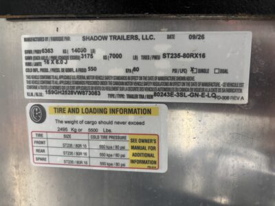 2027 Shadow 3 Horse Living Quarters Trailer