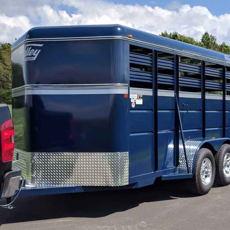 Stock Trailer Model 26014, Valley Blue