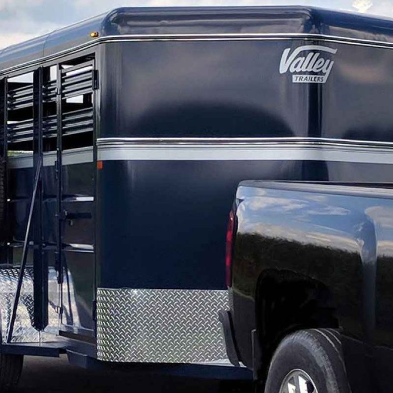 Stock Trailer Model 26014, Valley Blue